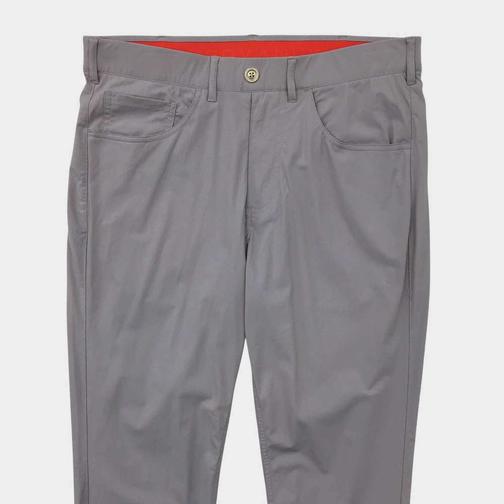 REDVANLY Mens Performance Golf Pants Stretch Active Trousers Size S Lavender